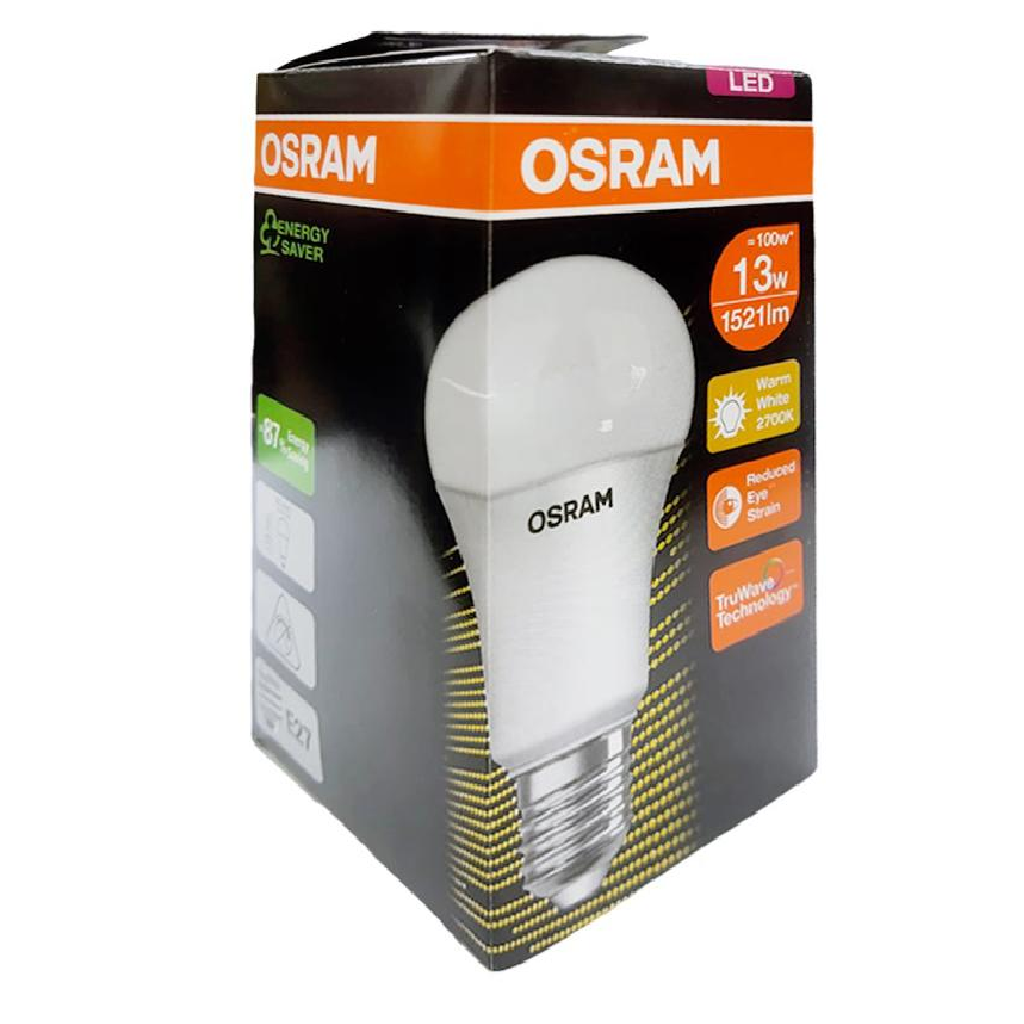 Osram LED 13W Reduced Eye Strain E27 Bulb Replaces 100W